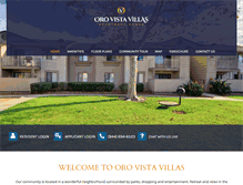 Tablet Screenshot of orovistavillas.com